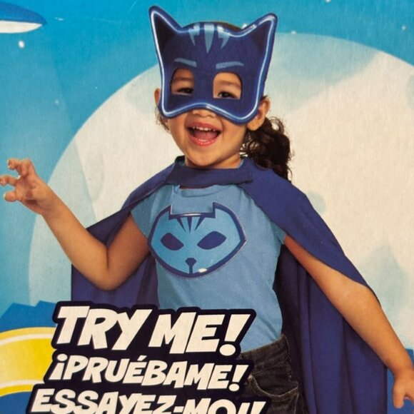 PJ Masks Catboy Light Up Mask & Cape Halloween Accessory Power Heroes Boys 4+ - Picture 1 of 6